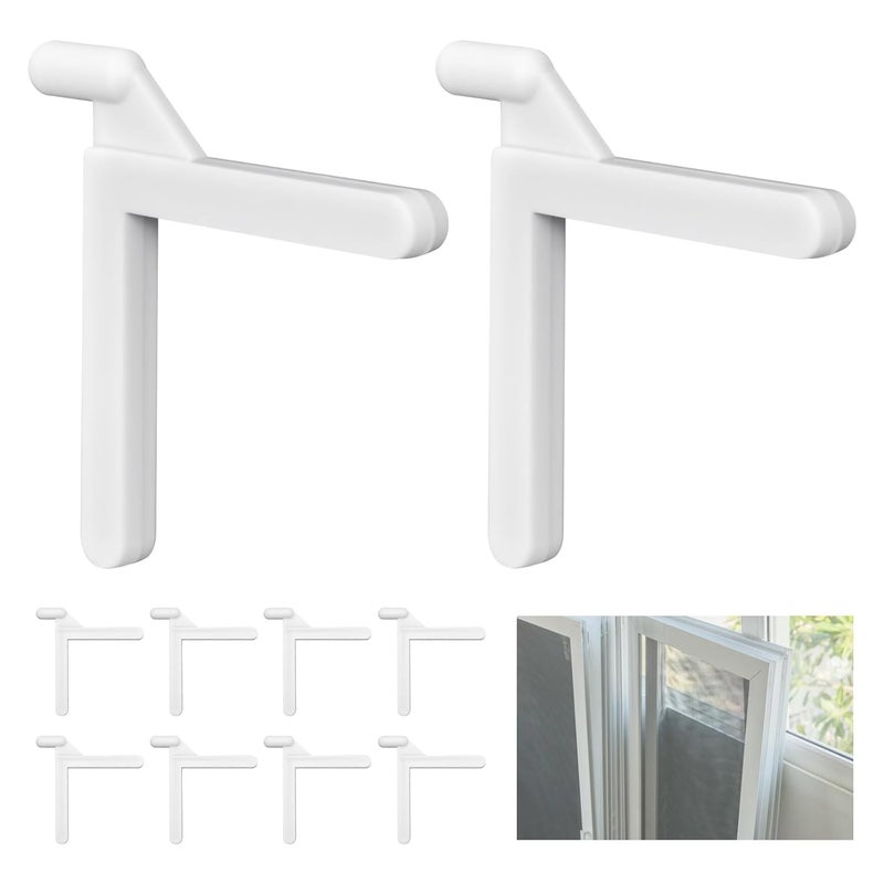 IFERLA 15150 Nylon Tilt Key-Pack of 20, 3/16" Screen Frame Corner, White Plastic Corner Key for Mitered Corners Storm Window Screen Door Frame Corner Repair Parts, for: Triple Track System - Image 1